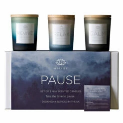 Widdop & Co Serenity Pause Set Of 3 70g Candles