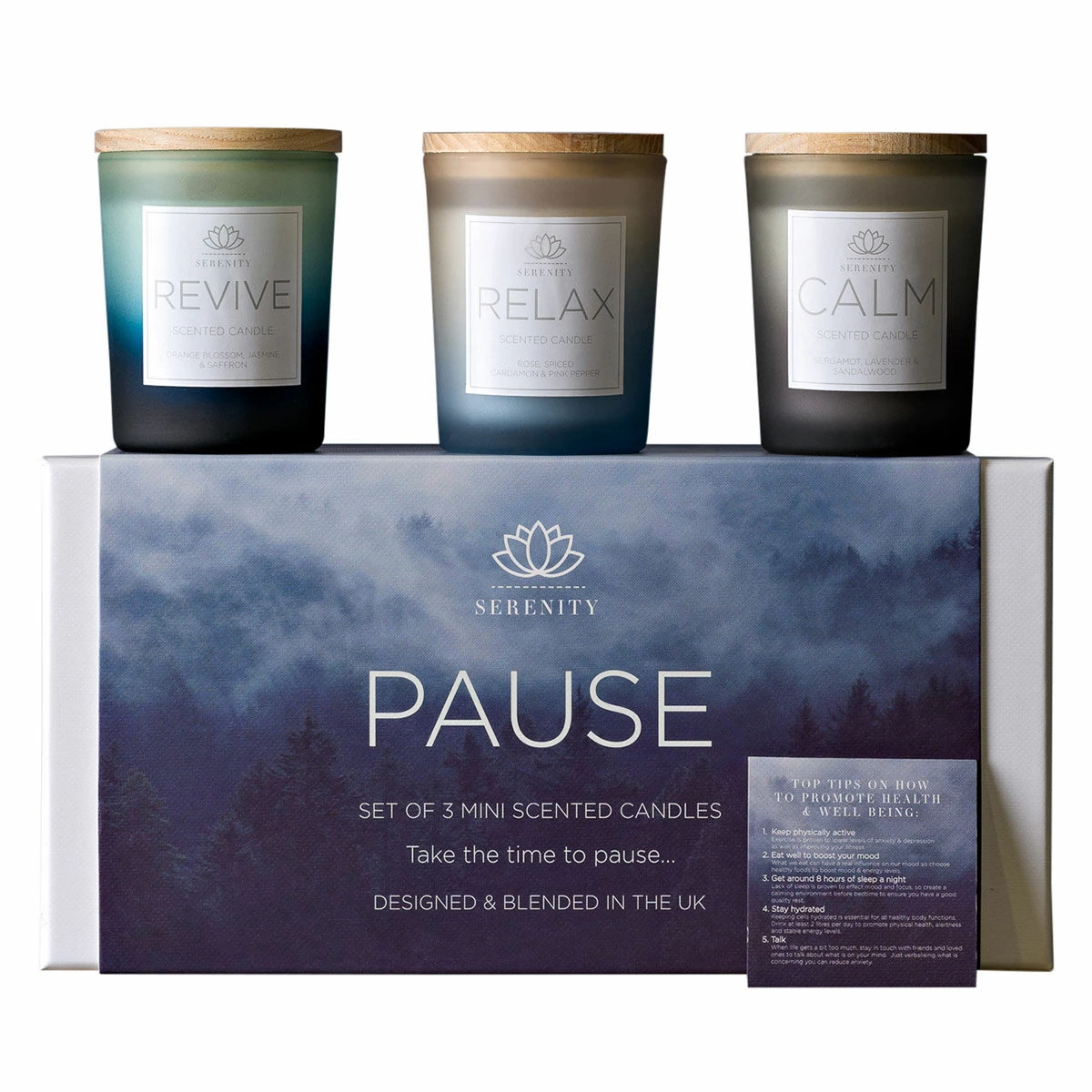 Widdop & Co Serenity Pause Set Of 3 70g Candles 1 Widdop & Co Serenity Pause Set Of 3 70g Candles