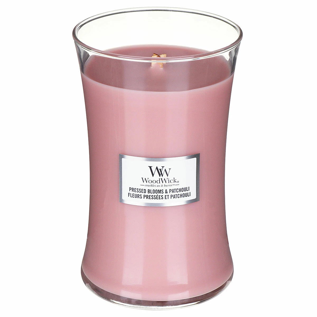 WoodWick Pressed Blooms & Patchouli Large Hourglass Candle 1 WoodWick Pressed Blooms & Patchouli Large Hourglass Candle
