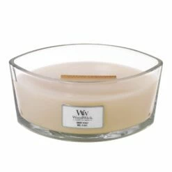 WoodWick White Honey Hearthwick Ellipse Candle