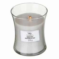 WoodWick Warm Wool Medium Candle