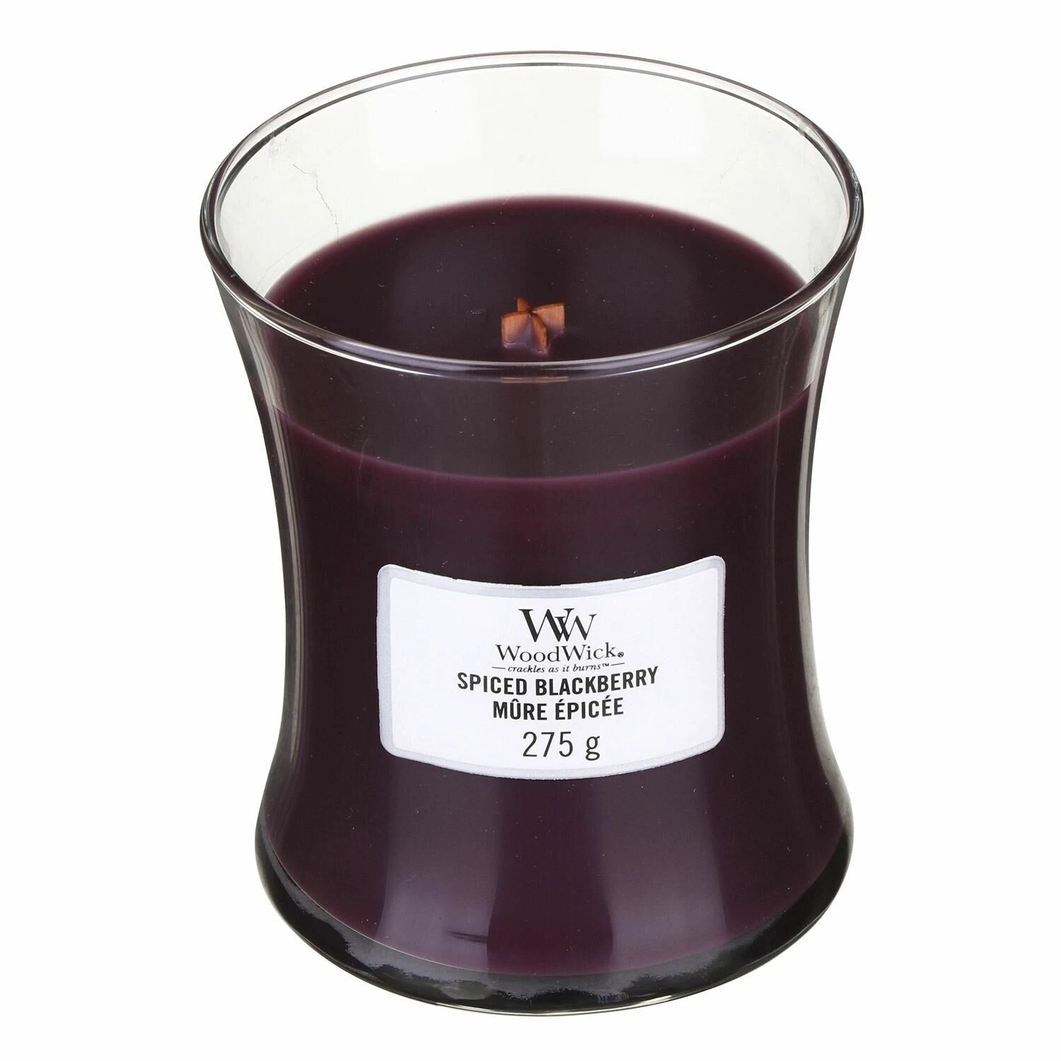 WoodWick Spiced Blackberry Medium Hourglass Candle 1 WoodWick Spiced Blackberry Medium Hourglass Candle