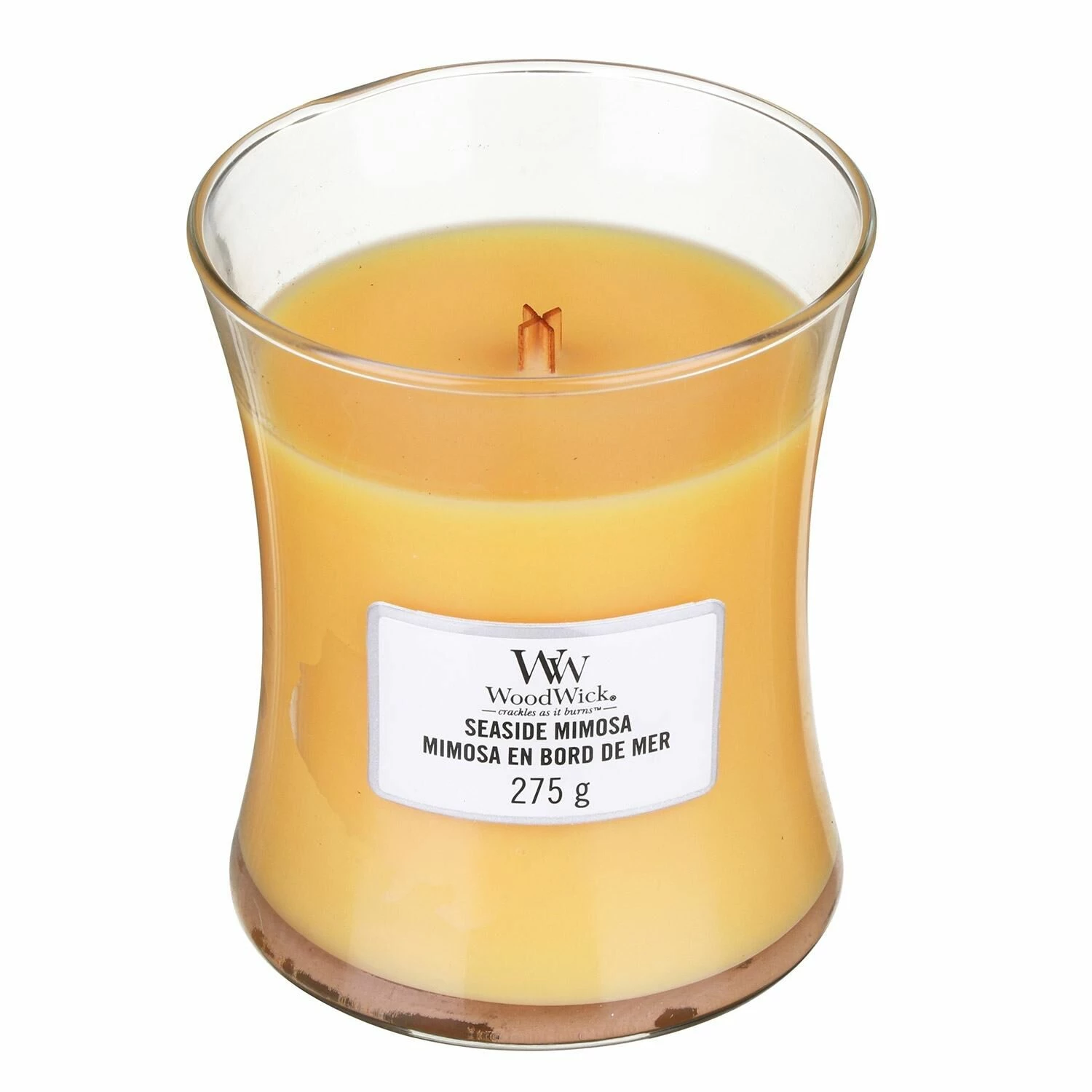 WoodWick Seaside Mimosa Medium Hourglass Candle 1 WoodWick Seaside Mimosa Medium Hourglass Candle