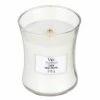 WoodWick Linen Medium Hourglass Candle