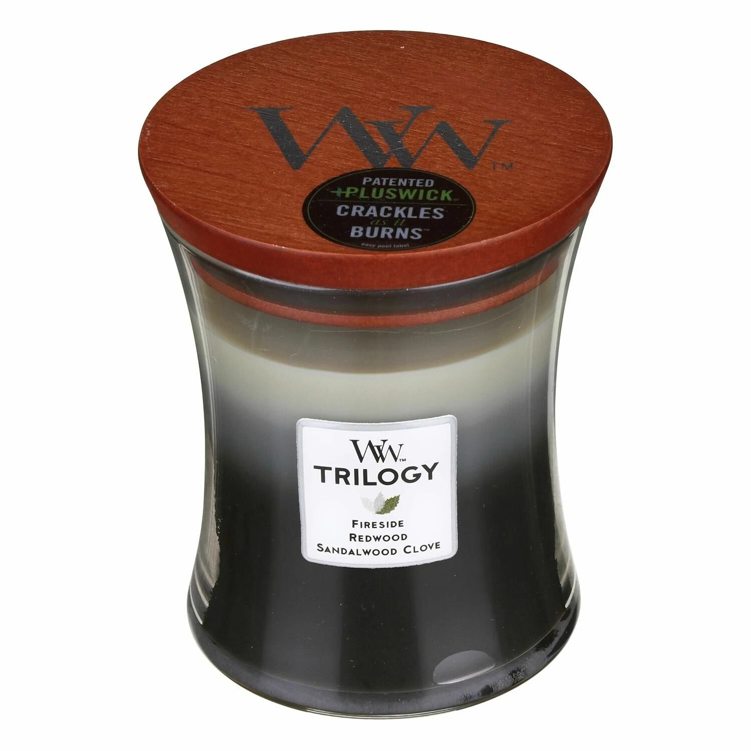 WoodWick Warm Woods Medium Trilogy Candle 2 WoodWick Warm Woods Medium Trilogy Candle - Image 2