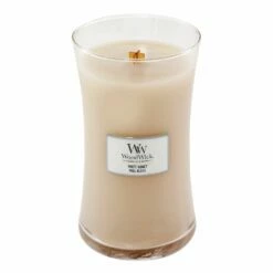 WoodWick White Honey Large Hourglass Candle