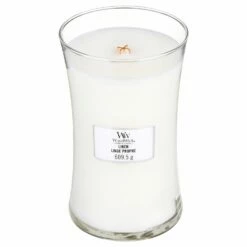 WoodWick Linen Large Hourglass Candle