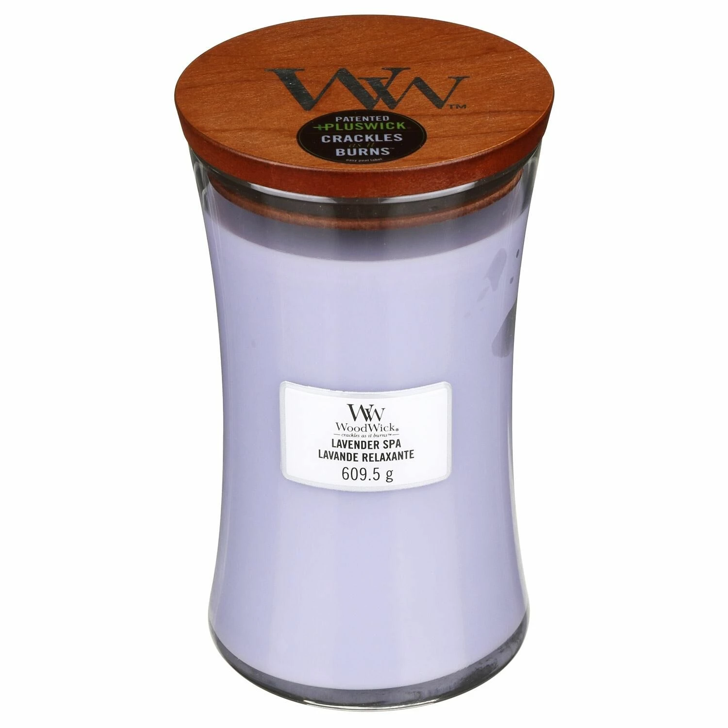 WoodWick Lavender Spa Large Hourglass Candle 2 WoodWick Lavender Spa Large Hourglass Candle - Image 2