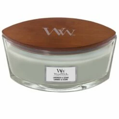 WoodWick Lavender & Cedar Hearthwick Ellipse Candle 4 WoodWick Lavender & Cedar Hearthwick Ellipse Candle -gifts shop woodwick lavender and cedar 1666260e 2