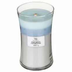 WoodWick Woven Comforts Large Trilogy Candle