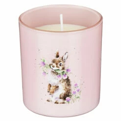Wrendale ‘Head Over Heels’ Rabbit Hedgerow Candle -gifts shop wr2001 wrendale head over heels rabbit hedgerow candle 02