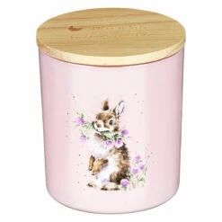 Wrendale ‘Head Over Heels’ Rabbit Hedgerow Candle -gifts shop wr2001 wrendale head over heels rabbit hedgerow candle 03