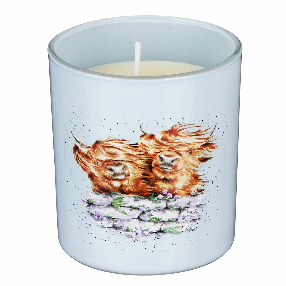 Wrendale ‘Blown Away’ Highland Cow Meadow Candle 4 Wrendale ‘Blown Away’ Highland Cow Meadow Candle - Image 4