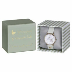 Wrendale ‘Oops A Daisy’ Mouse Leather Watch -gifts shop wrendale designs wt010 oops a daisy mouse leather watch 2