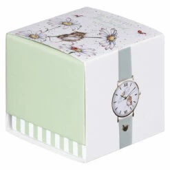 Wrendale ‘Oops A Daisy’ Mouse Leather Watch -gifts shop wrendale designs wt010 oops a daisy mouse leather watch 3