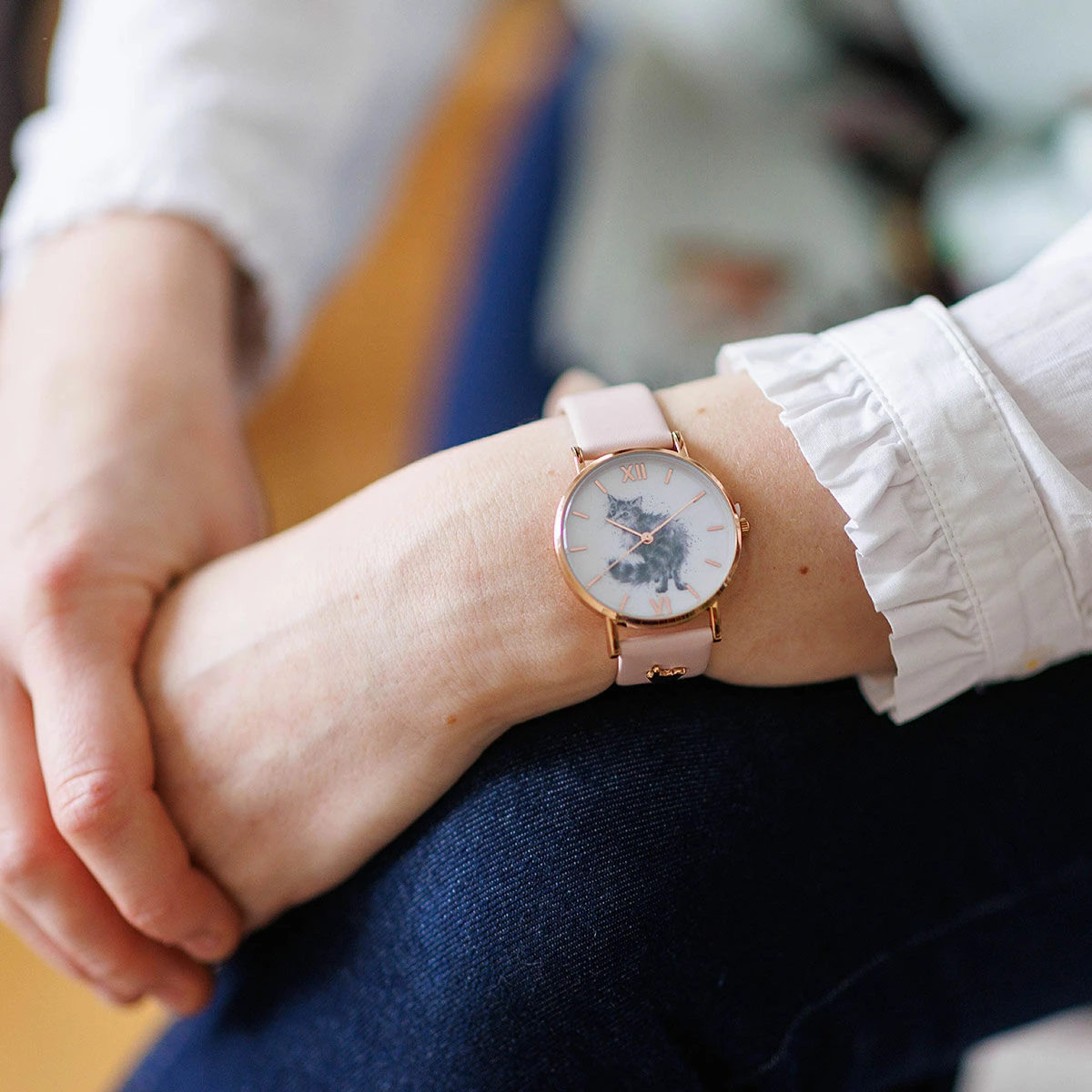 Wrendale ‘Glamour Puss’ Cat Leather Watch 5 Wrendale ‘Glamour Puss’ Cat Leather Watch - Image 5