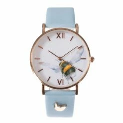 Wrendale ‘Flight Of The Bumblebee’ Bee Leather Watch