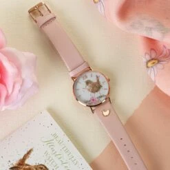 Wrendale ‘Little Tweets’ Bird Leather Watch -gifts shop wrendale wt004 watch little tweets lifestyle 4