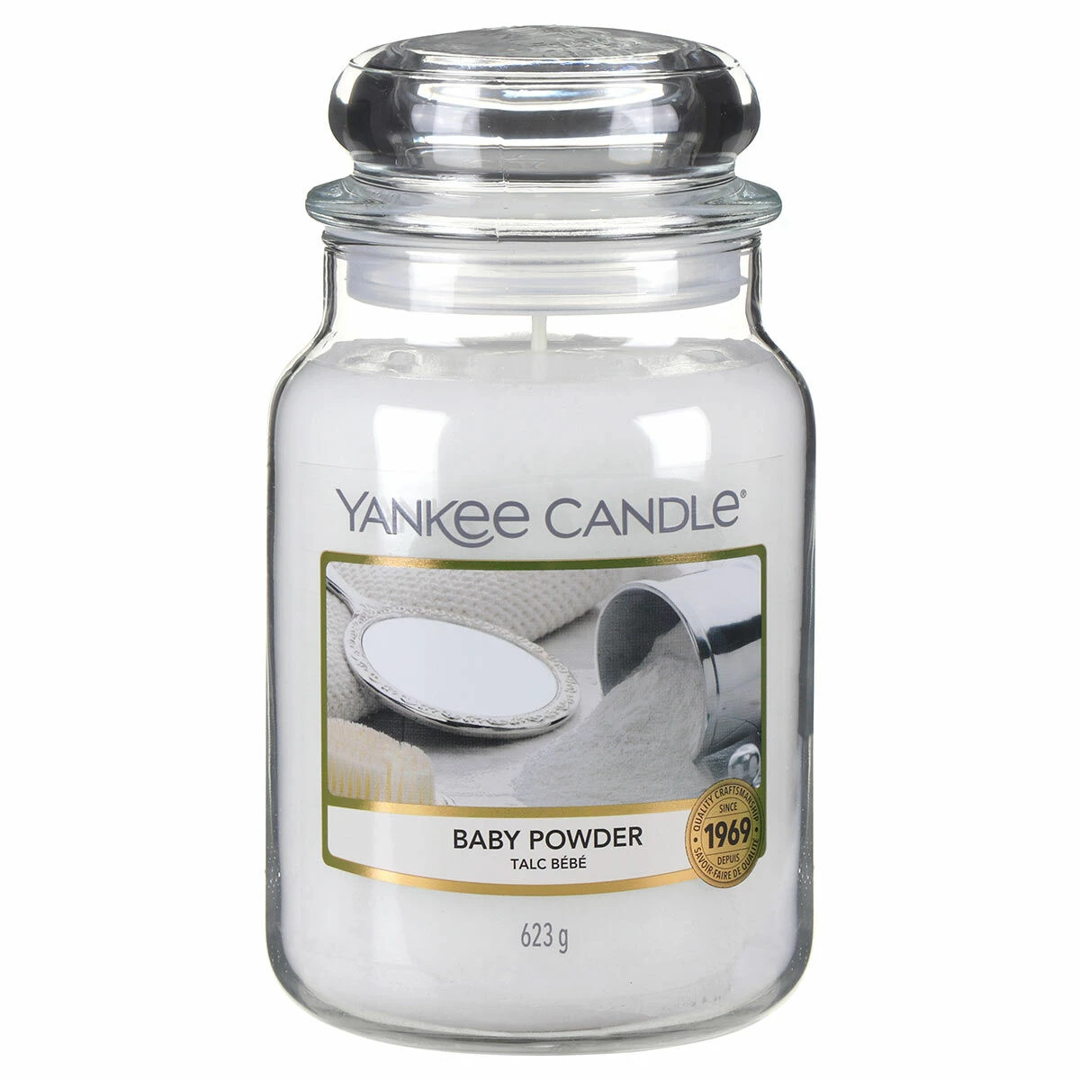 Yankee Candle Baby Powder Large Jar Candle 2 Yankee Candle Baby Powder Large Jar Candle - Image 2