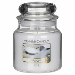 Yankee Candle Baby Powder Medium Jar Candle