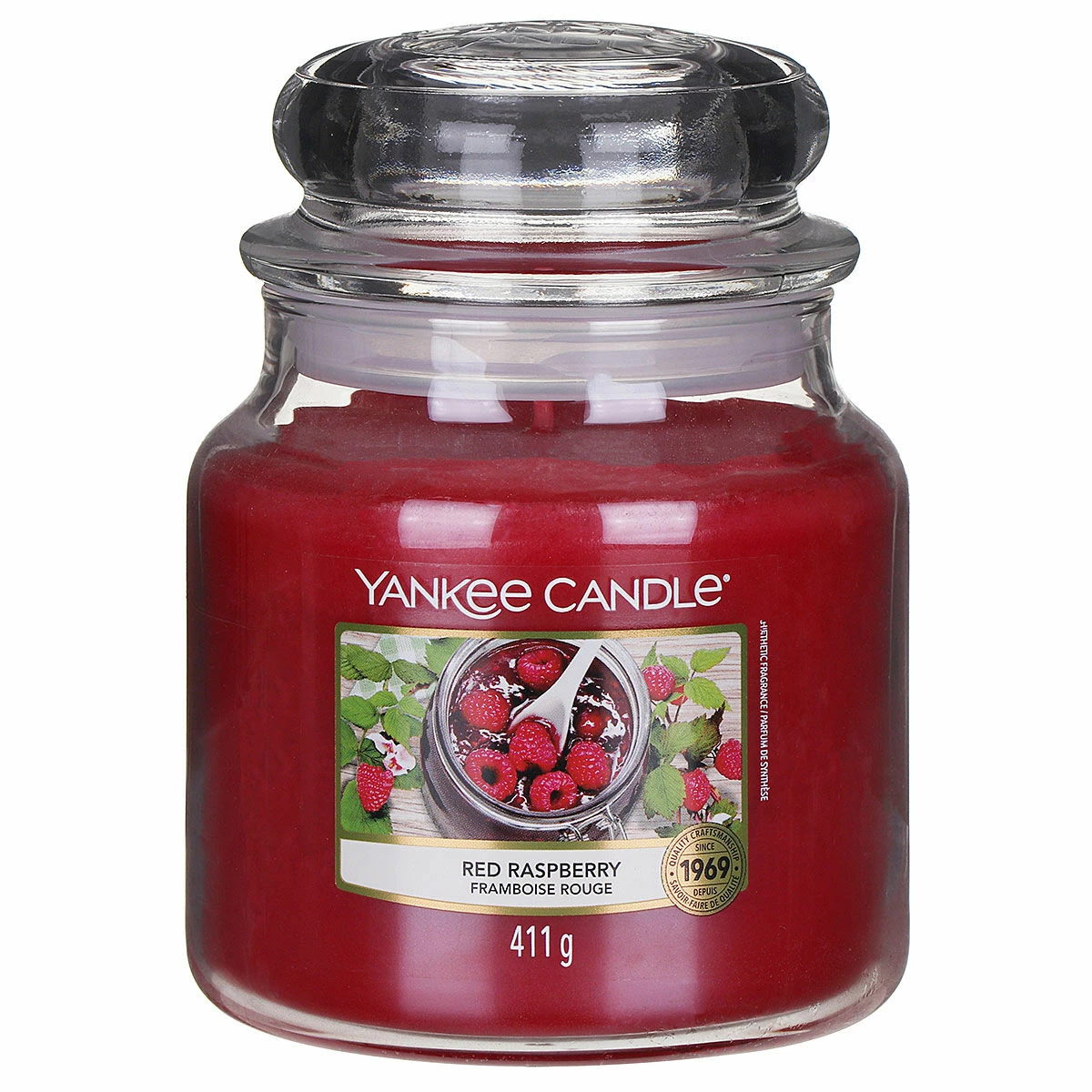 Yankee Candle Red Raspberry Medium Jar Candle 1 Yankee Candle Red Raspberry Medium Jar Candle