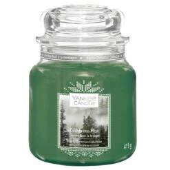 Yankee Candle Evergreen Mist Medium Jar Candle