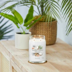 Yankee Candle Coconut Beach Signature Large Jar Candle -gifts shop yankee candle 1629967e coconut beach signature large jar candle lifestyle 1