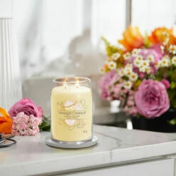 Yankee Candle Vanilla Cupcake Signature Large Jar Candle -gifts shop yankee candle 1629969e vanilla cupcake signature large jar candle lifestyle 2