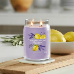 Yankee Candle Lemon Lavender Signature Large Jar Candle -gifts shop yankee candle 1629970e lemon lavender signature large jar candle lifestyle 1