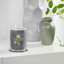 Yankee Candle Black Tea & Lemon Signature Large Jar Candle -gifts shop yankee candle 1629978e black tea lemon signature large jar candle lifestyle 2