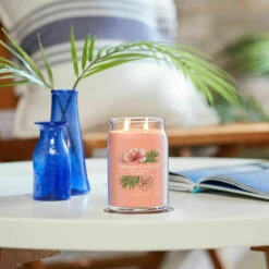 Yankee Candle Tropical Breeze Signature Large Jar Candle -gifts shop yankee candle 1629985e tropical breeze signature large jar candle lifestyle 2