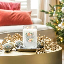 Yankee Candle White Spruce & Grapefruit Signature Large Jar Candle -gifts shop yankee candle 1629992e white spruce grapefruit signature large jar candle lifestyle 3