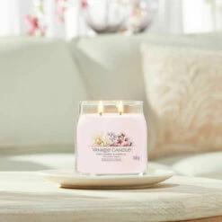 Yankee Candle Pink Cherry & Vanilla Signature Medium Jar Candle 5 Yankee Candle Pink Cherry & Vanilla Signature Medium Jar Candle -gifts shop yankee candle 1630020e pink cherry vanilla signature medium jar candle lifestyle 1