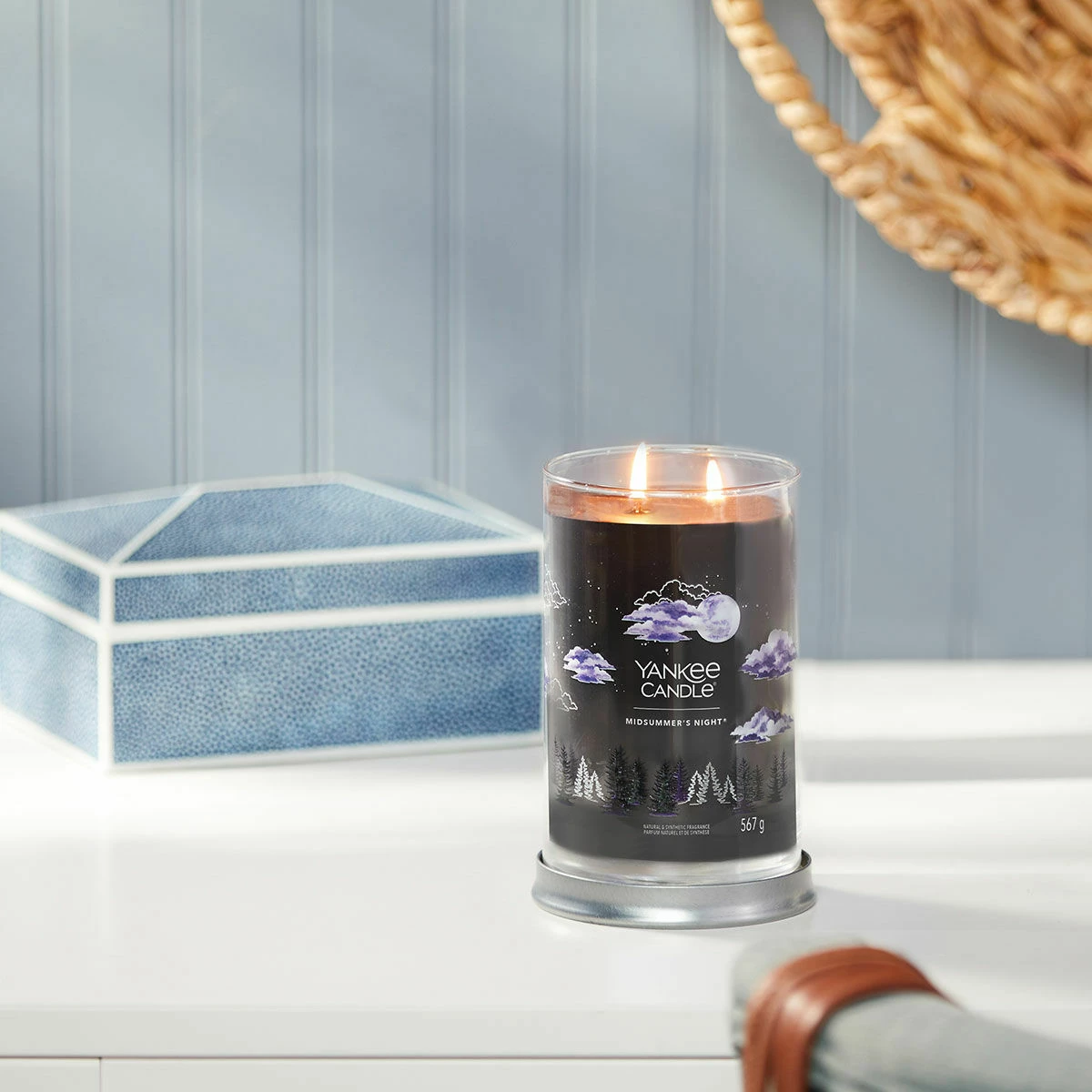 Yankee Candle Midsummers Night Signature Large Tumbler Candle 4 Yankee Candle Midsummers Night Signature Large Tumbler Candle - Image 4