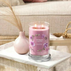 Yankee Candle Wild Orchid Signature Large Tumbler Candle -gifts shop yankee candle 1630047e wild orchid signature large tumbler candle lifestyle 1
