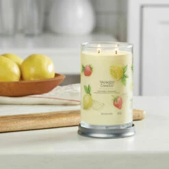 Yankee Candle Iced Berry Lemonade Signature Large Tumbler Candle -gifts shop yankee candle 1630051e iced berry lemonade signature large tumbler candle lifestyle 1