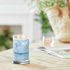 Yankee Candle Ocean Air Signature Large Tumbler Candle 9 Yankee Candle Ocean Air Signature Large Tumbler Candle -gifts shop yankee candle 1630052e ocean air signature large tumbler candle lifestyle 2