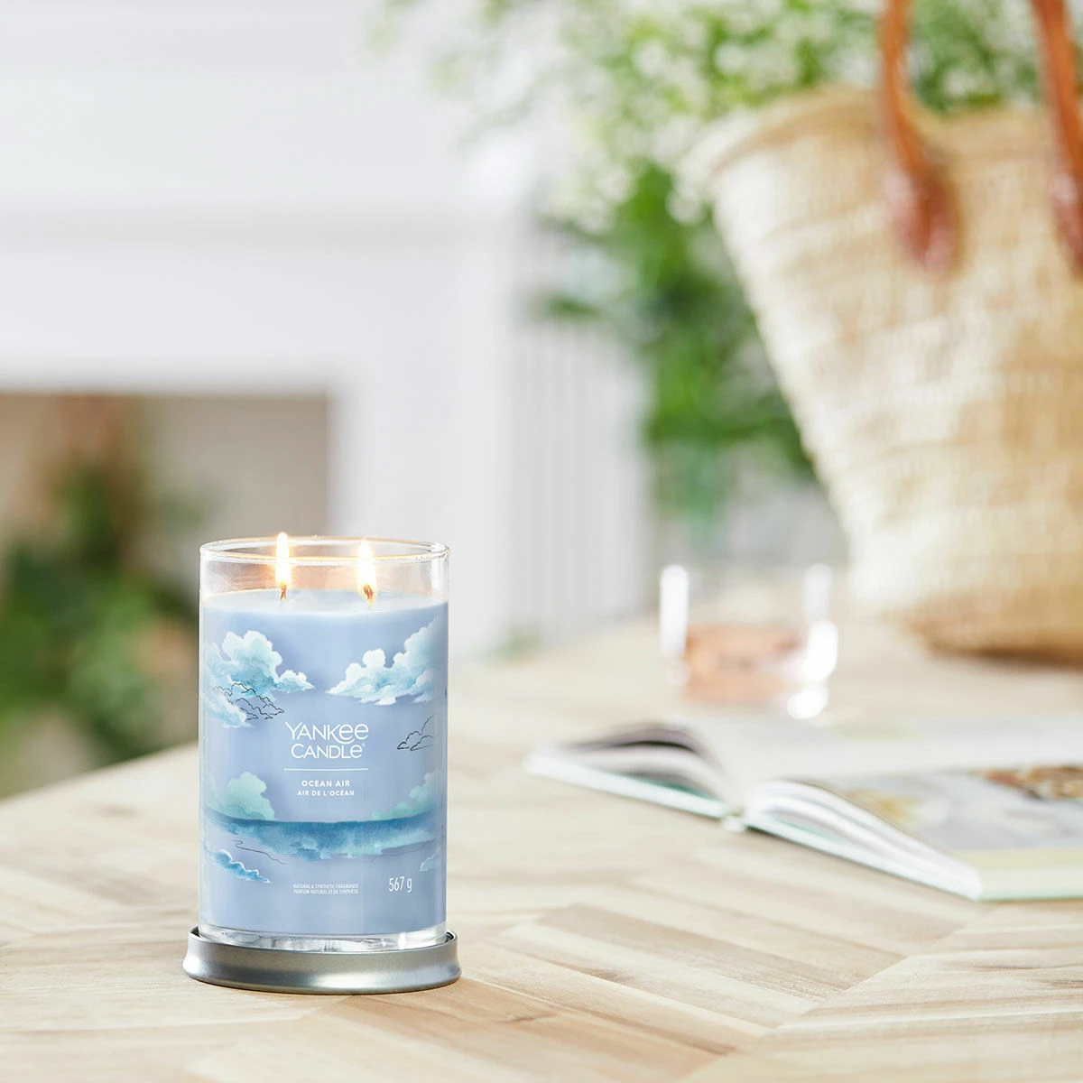Yankee Candle Ocean Air Signature Large Tumbler Candle 5 Yankee Candle Ocean Air Signature Large Tumbler Candle - Image 5