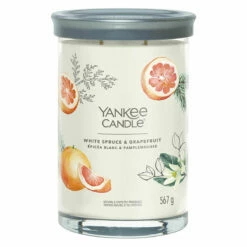 Yankee Candle White Spruce & Grapefruit Signature Large Tumbler Candle