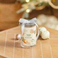 Yankee Candle White Spruce & Grapefruit Signature Large Tumbler Candle 7 Yankee Candle White Spruce & Grapefruit Signature Large Tumbler Candle -gifts shop yankee candle 1630060e white spruce grapefruit signature large tumbler candle lifestyle 2