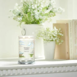 Yankee Candle Clean Cotton Signature Large Tumbler Candle 9 Yankee Candle Clean Cotton Signature Large Tumbler Candle -gifts shop yankee candle 1630643e clean cotton signature large tumbler candle lifestyle 2