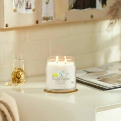 Yankee Candle Midnight Jasmine Signature Medium Jar Candle -gifts shop yankee candle 1630666e midnight jasmine signature medium jar candle lifestyle 1