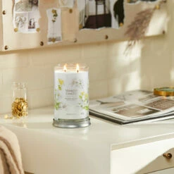 Yankee Candle Midnight Jasmine Signature Large Tumbler Candle -gifts shop yankee candle 1630715e midnight jasmine signature large tumbler candle lifestyle 2