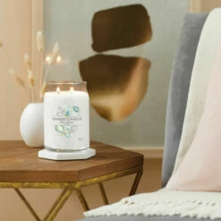 Yankee Candle Baby Powder Signature Large Jar Candle -gifts shop yankee candle 1701370e baby powder signature large jar candle lifestyle 1