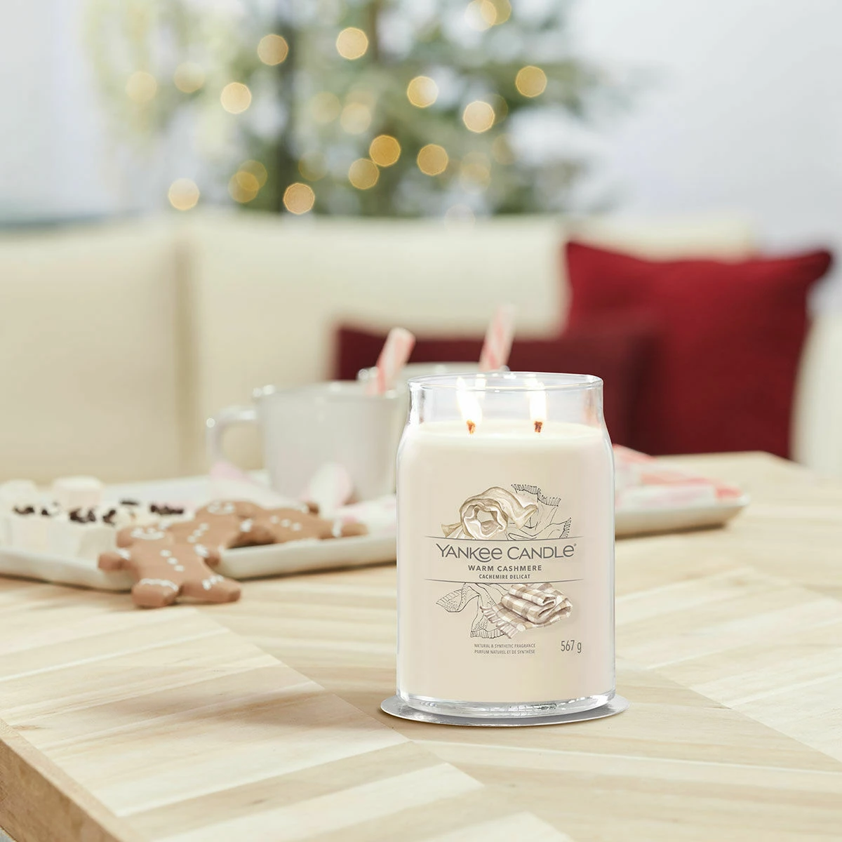 Yankee Candle Warm Cashmere Signature Large Jar Candle 4 Yankee Candle Warm Cashmere Signature Large Jar Candle - Image 4