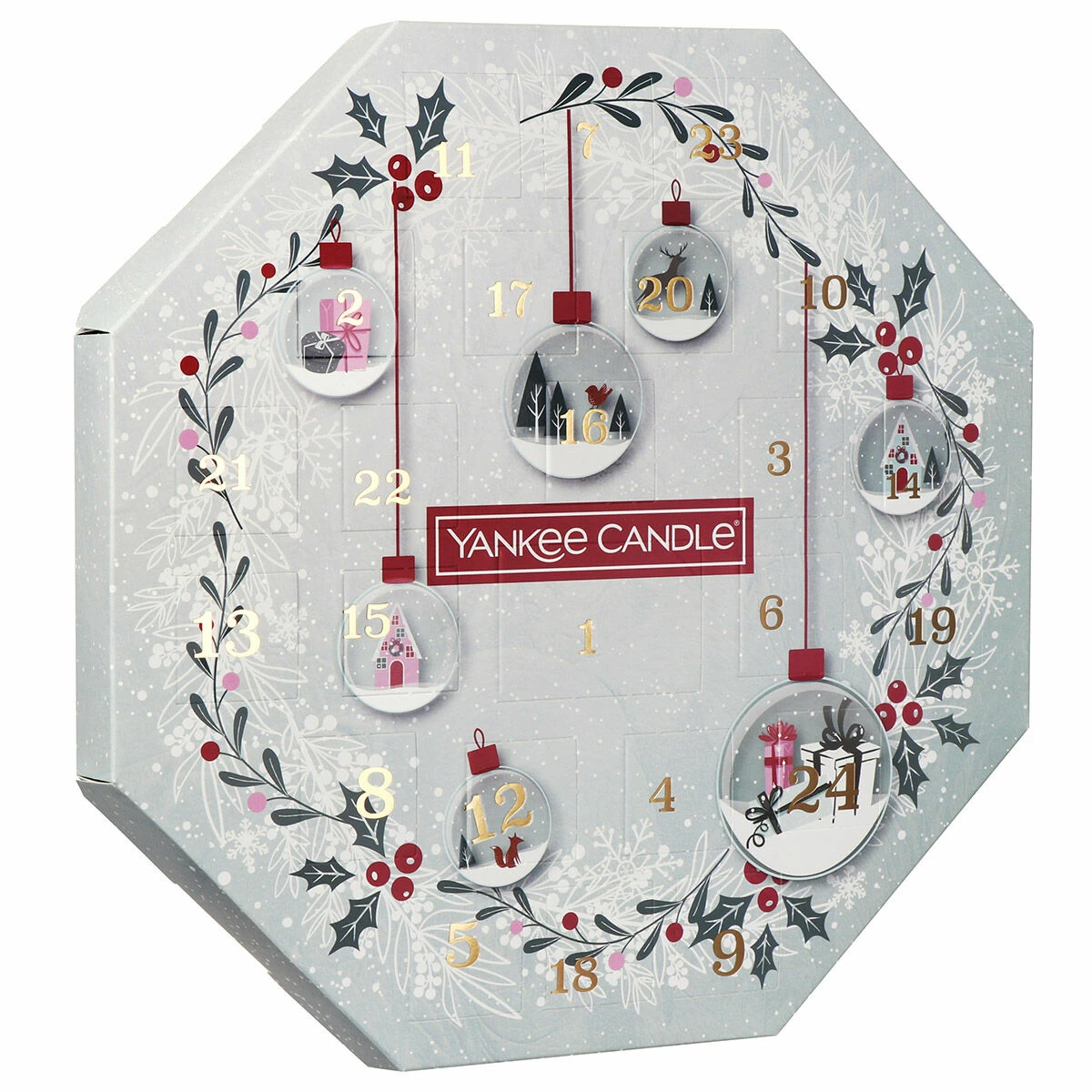 Yankee Candle Snow Globe Wonderland Advent Calendar Wreath 2 Yankee Candle Snow Globe Wonderland Advent Calendar Wreath - Image 2