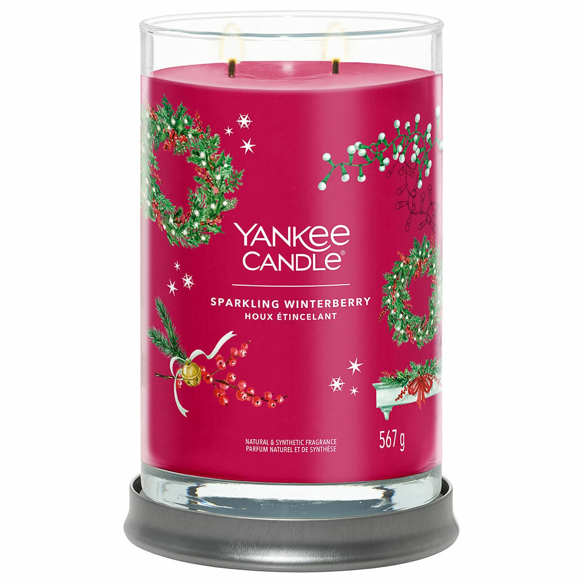 Yankee Candle Sparkling Winterberry Signature Large Tumbler Candle 2 Yankee Candle Sparkling Winterberry Signature Large Tumbler Candle - Image 2