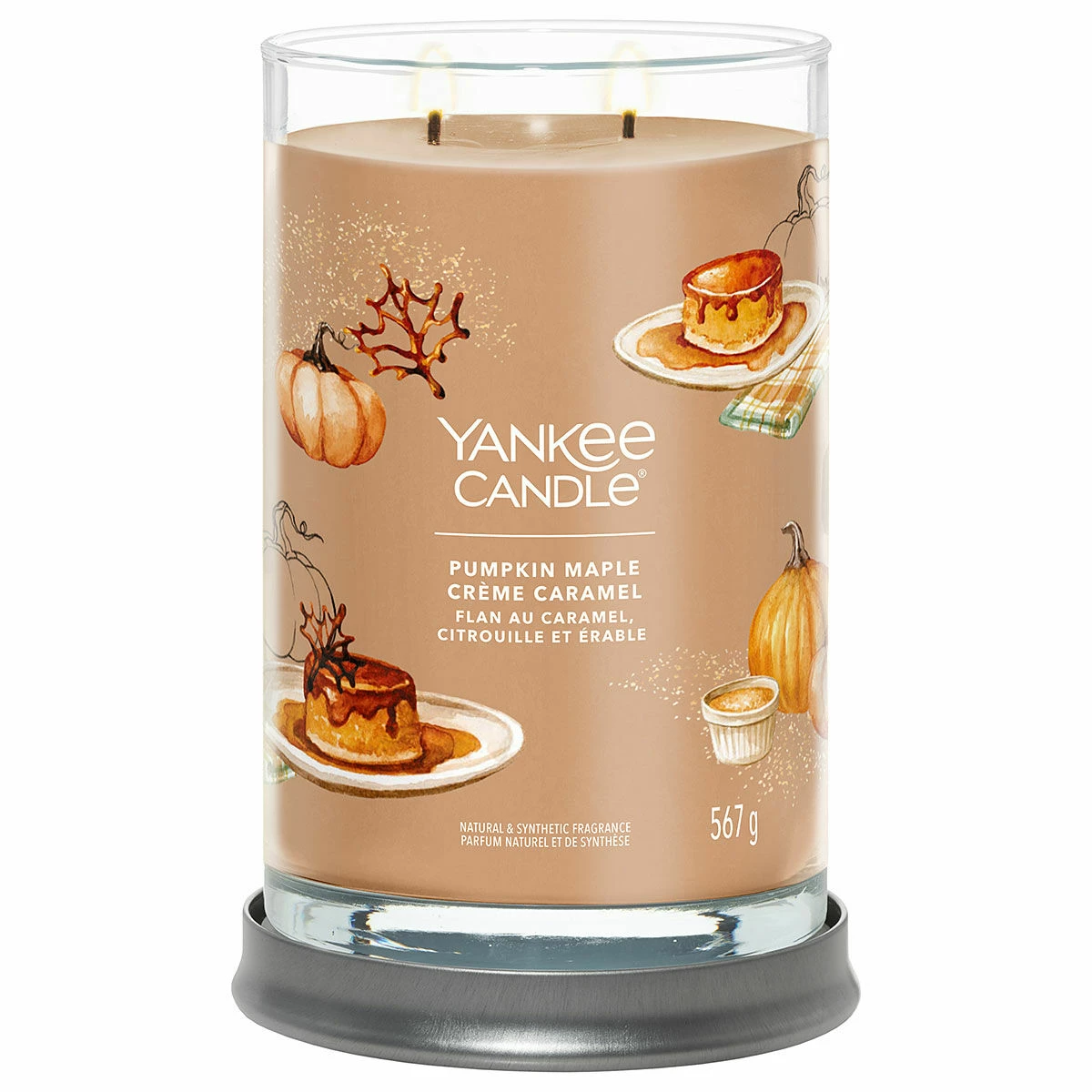 Yankee Candle Pumpkin Maple Creme Caramel Signature Large Tumbler Candle 2 Yankee Candle Pumpkin Maple Creme Caramel Signature Large Tumbler Candle - Image 2