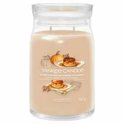 Yankee Candle Pumpkin Maple Creme Caramel Signature Large Jar Candle
