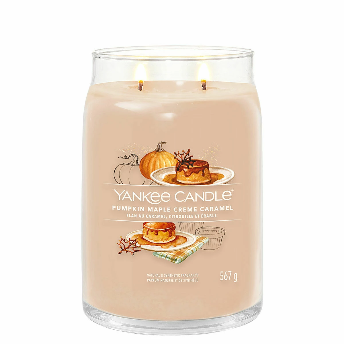Yankee Candle Pumpkin Maple Creme Caramel Signature Large Jar Candle 2 Yankee Candle Pumpkin Maple Creme Caramel Signature Large Jar Candle - Image 2
